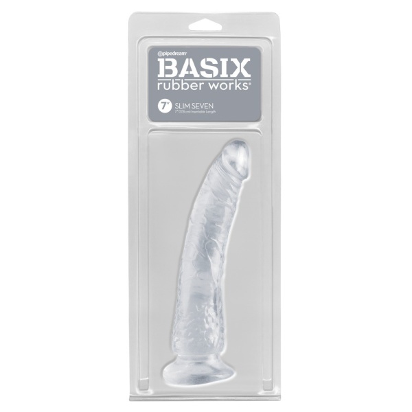 Dildo Slim Basix Trasparente