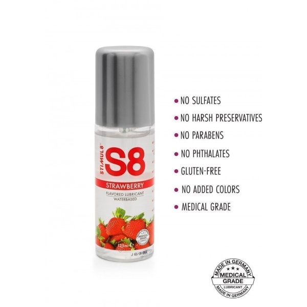 S8 WB Lubrificante Fragola Aromatizzato 125ml