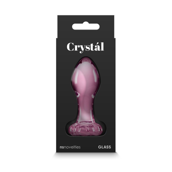 Crystal Flower Glass Pink