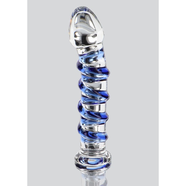 Dildo Realistico in Vetro G-Spot Gemstone