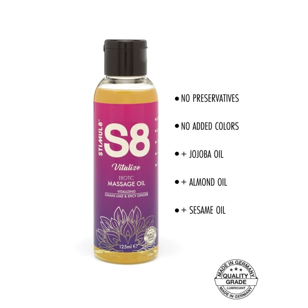 Olio Ginger massaggio S8 125ml